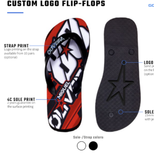 Teenslippers met logo